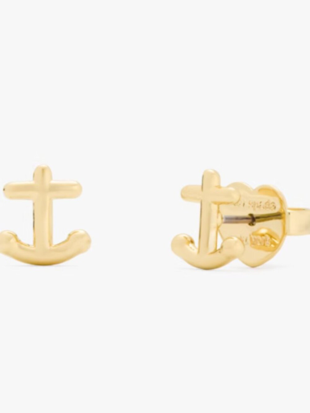 Kate Spade Gold Anchor Stud Earrings - Perfect Spring to Fall - HAMPTONS Chic!